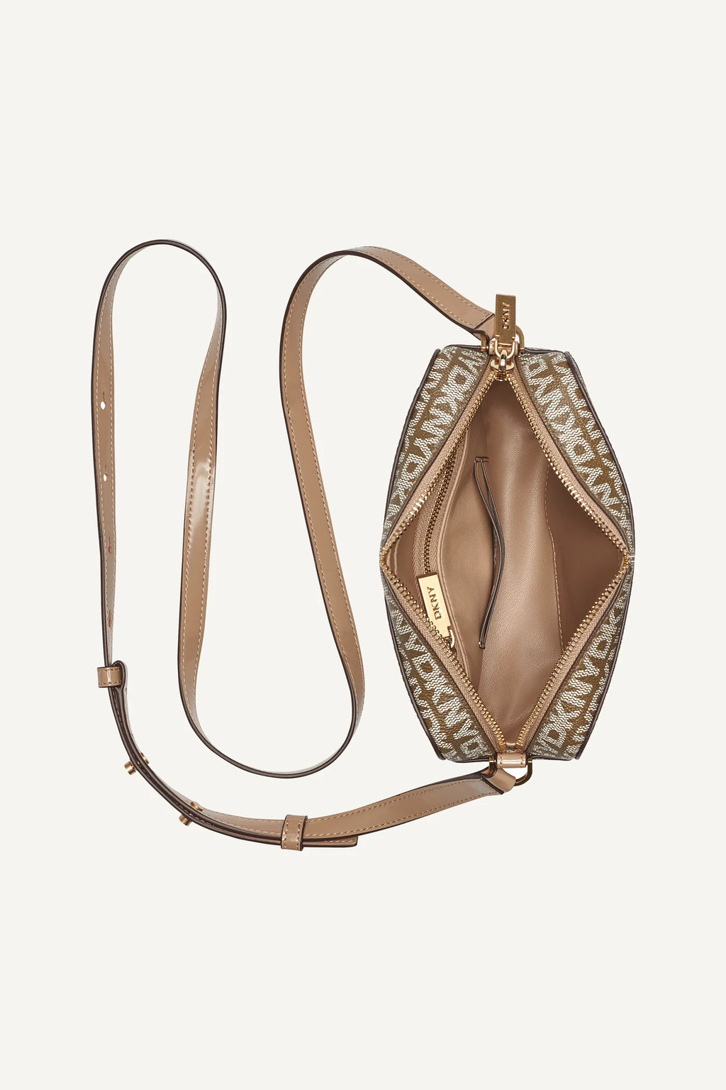 DKNY AVRIL LOGO CAMERA BAG