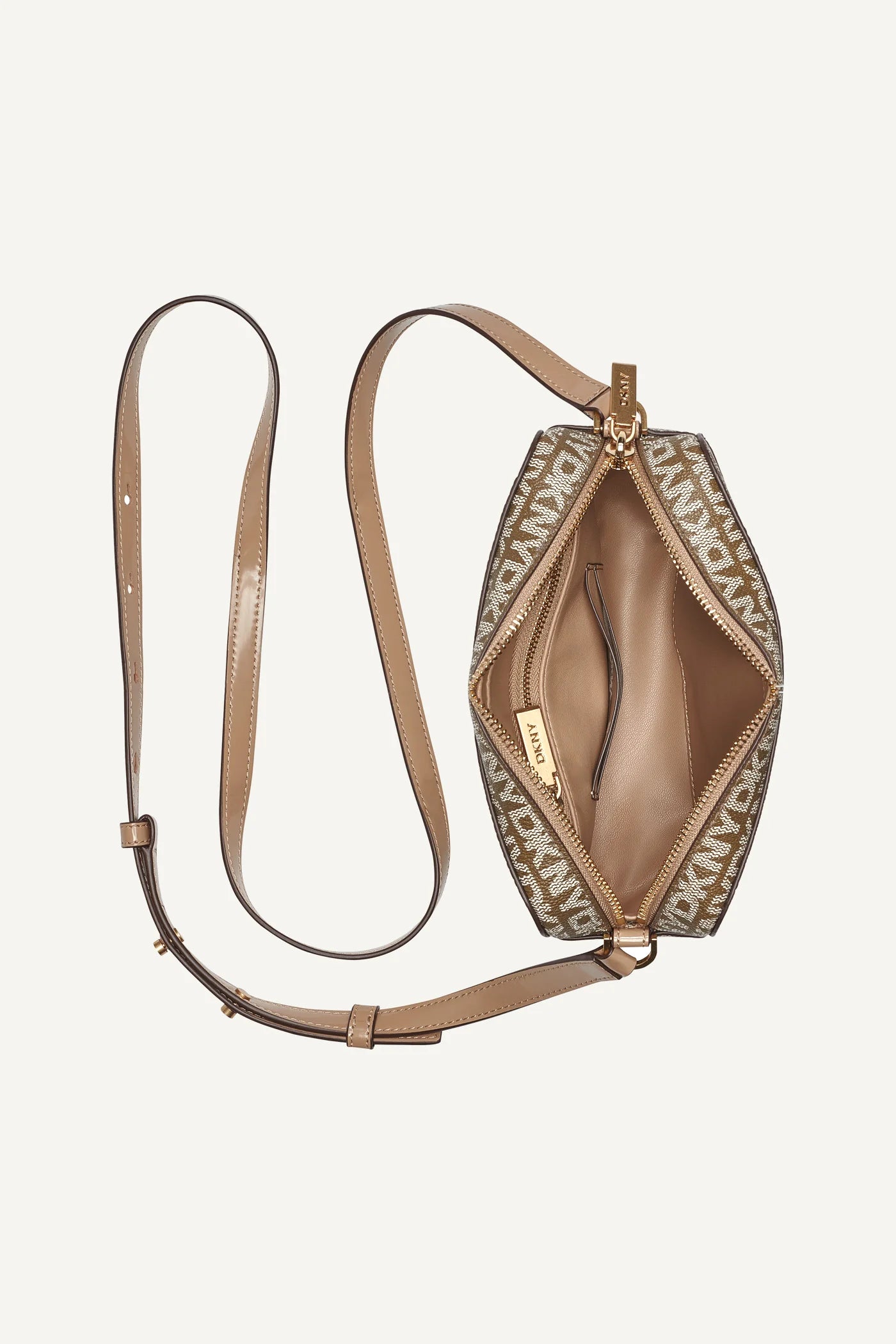 DKNY AVRIL LOGO CAMERA BAG