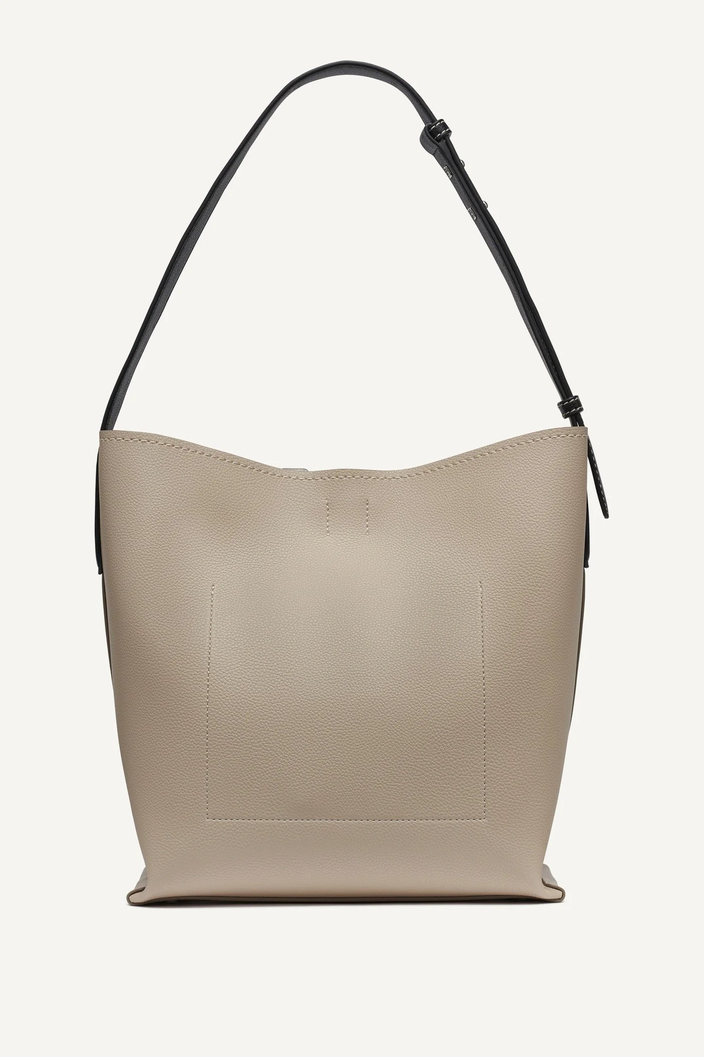 DKNY NICOLE LOGO EMBELLISHED BUCKET BAG