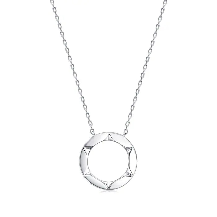 Collier en or blanc 18 carats et diamants « Timeless » de Chowsangsang