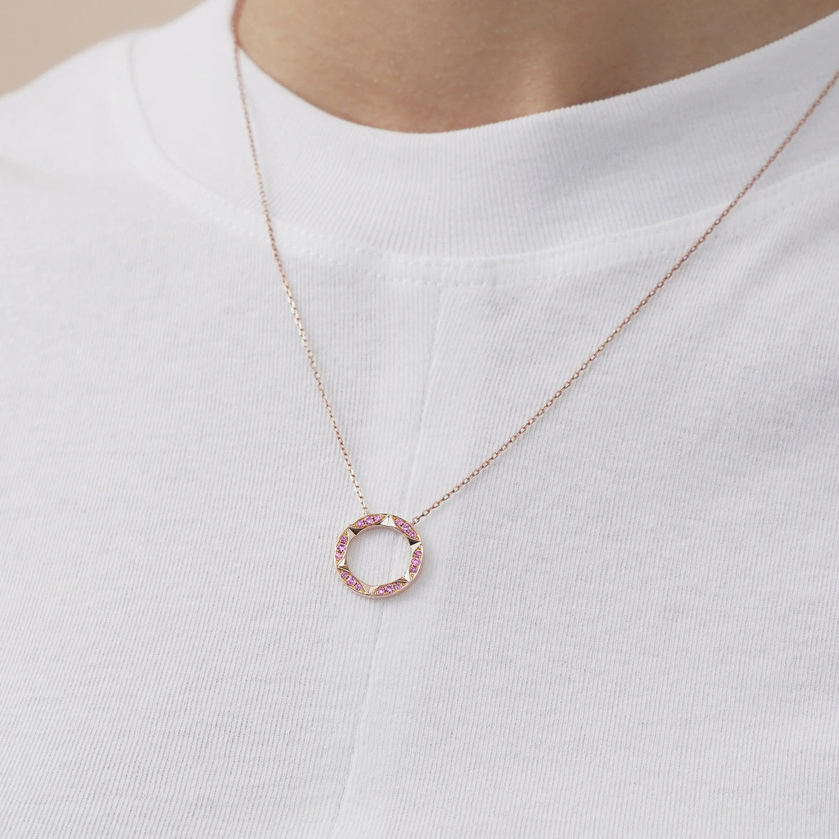 chowsangsang 'Timeless' 18K Rose Gold Necklace