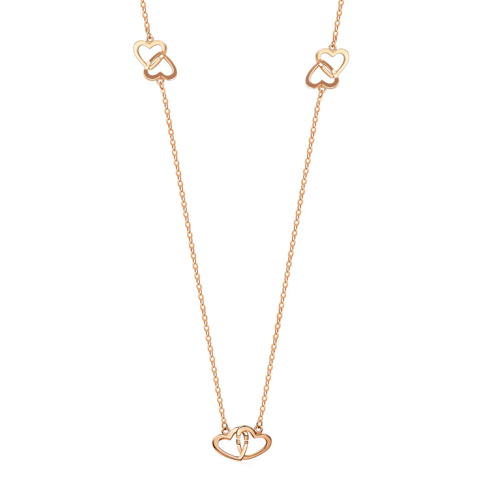 Collier en or rose 18 carats Chowsangsang