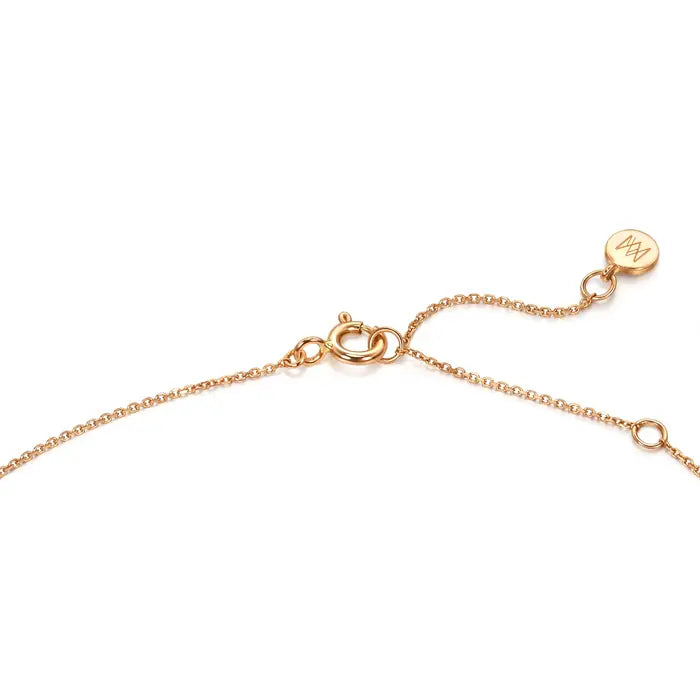 Collier Chowsangsang « Form » en or blanc et rouge 18 carats et diamants