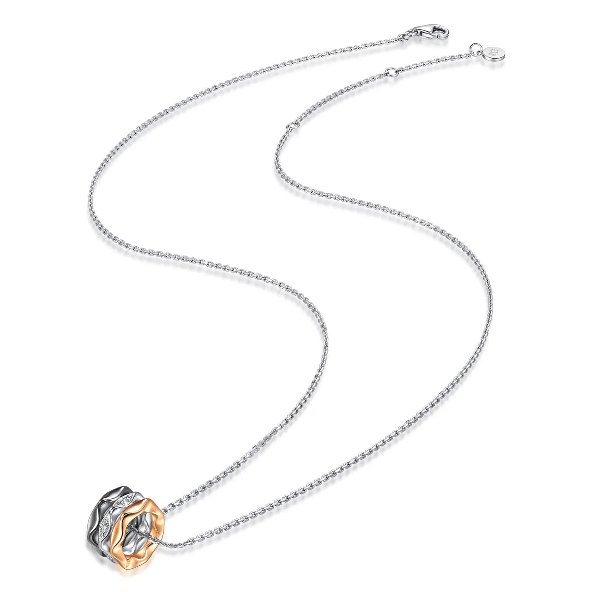 Collier en or multicolore 18 carats et diamants Chowsangsang