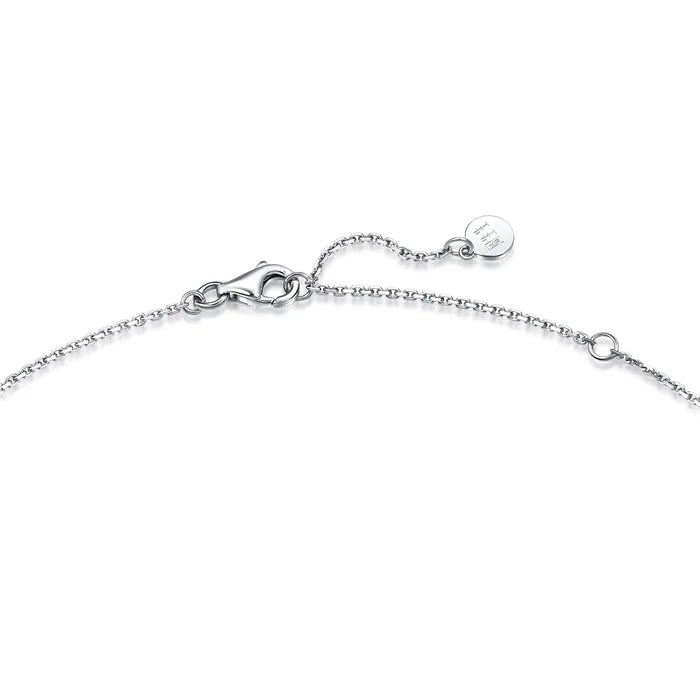 Collier en or blanc 18 carats et diamants Chowsangsang