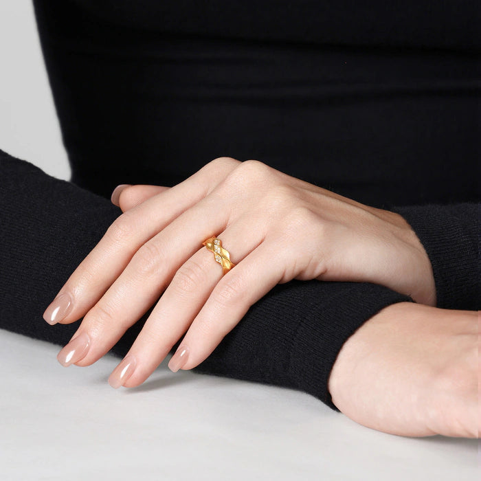 chowsangsang 999 Gold Diamond Ring