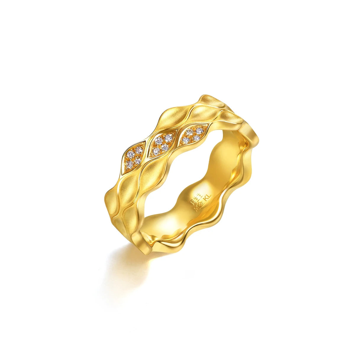 chowsangsang 999 Gold Diamond Ring