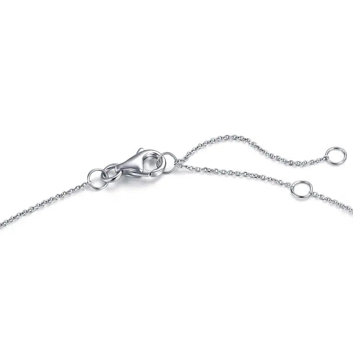 Collier Chowsangsang « Sculpt » en or blanc 18 carats et diamants
