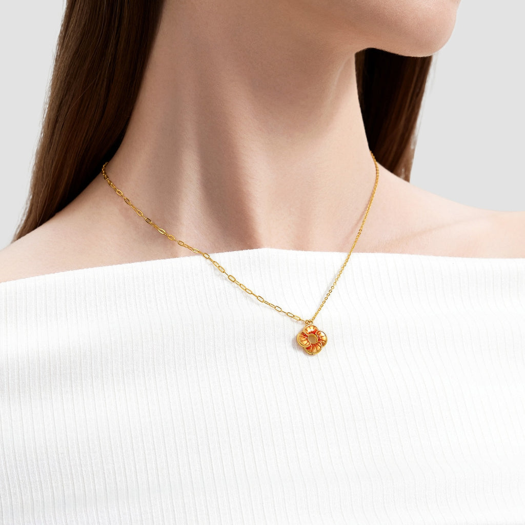 Collier en or 999 « Taffy » de Chowsangsang