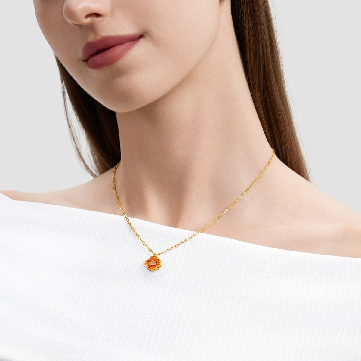 Collier en or 999 « Taffy » de Chowsangsang