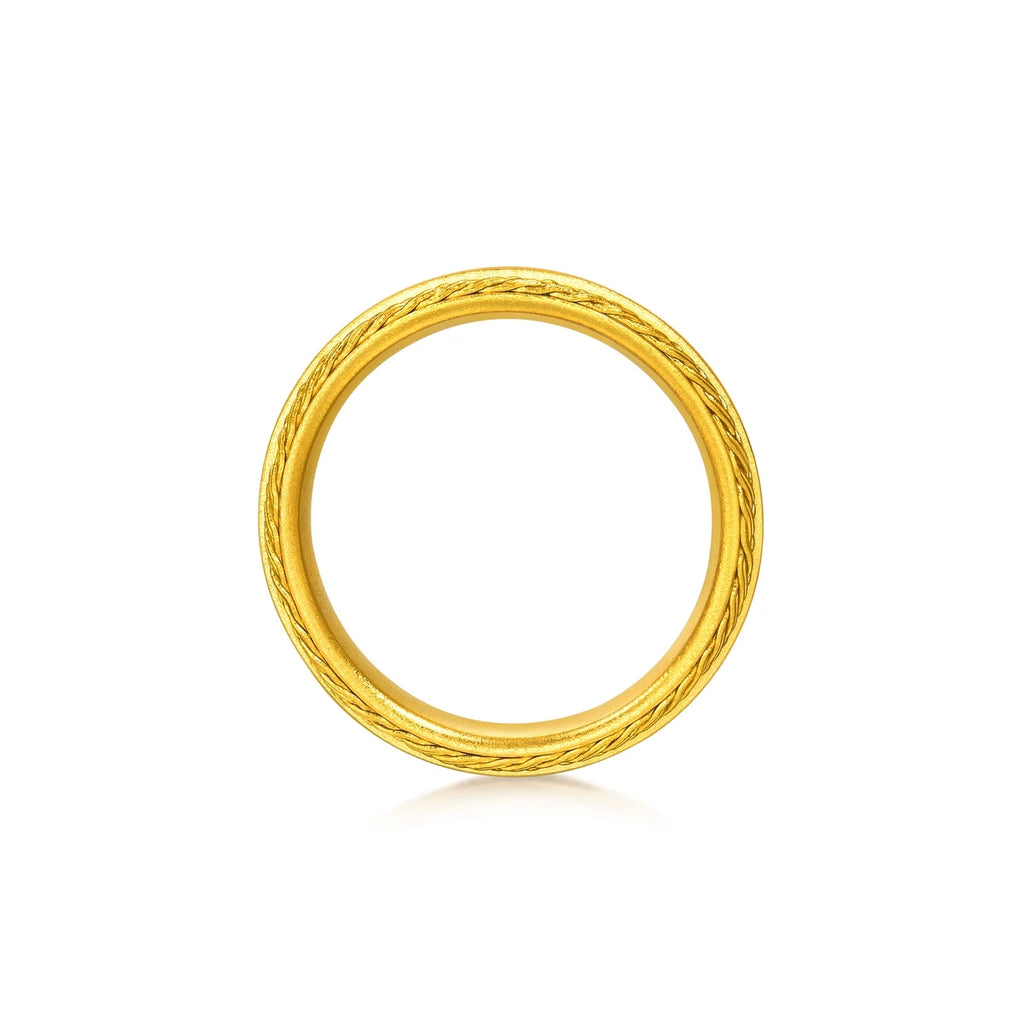 Bague Chowsangsang « L'Orientale » en or 999,9 % et diamants