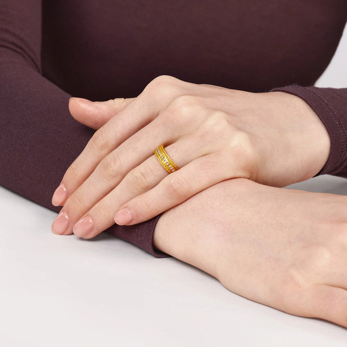 chowsangsang 'The Oriental' 999.9 Gold Diamond Ring