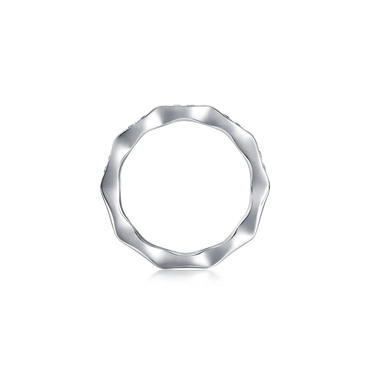 chowsangsang 18K White Black Gold Sapphire Ring