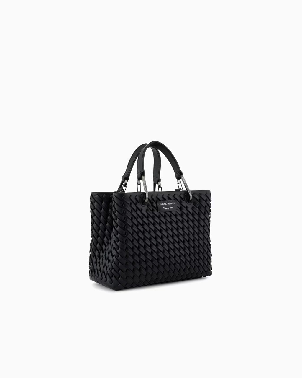 Petit sac cabas ARMANI MyEA en cuir entrelacé 