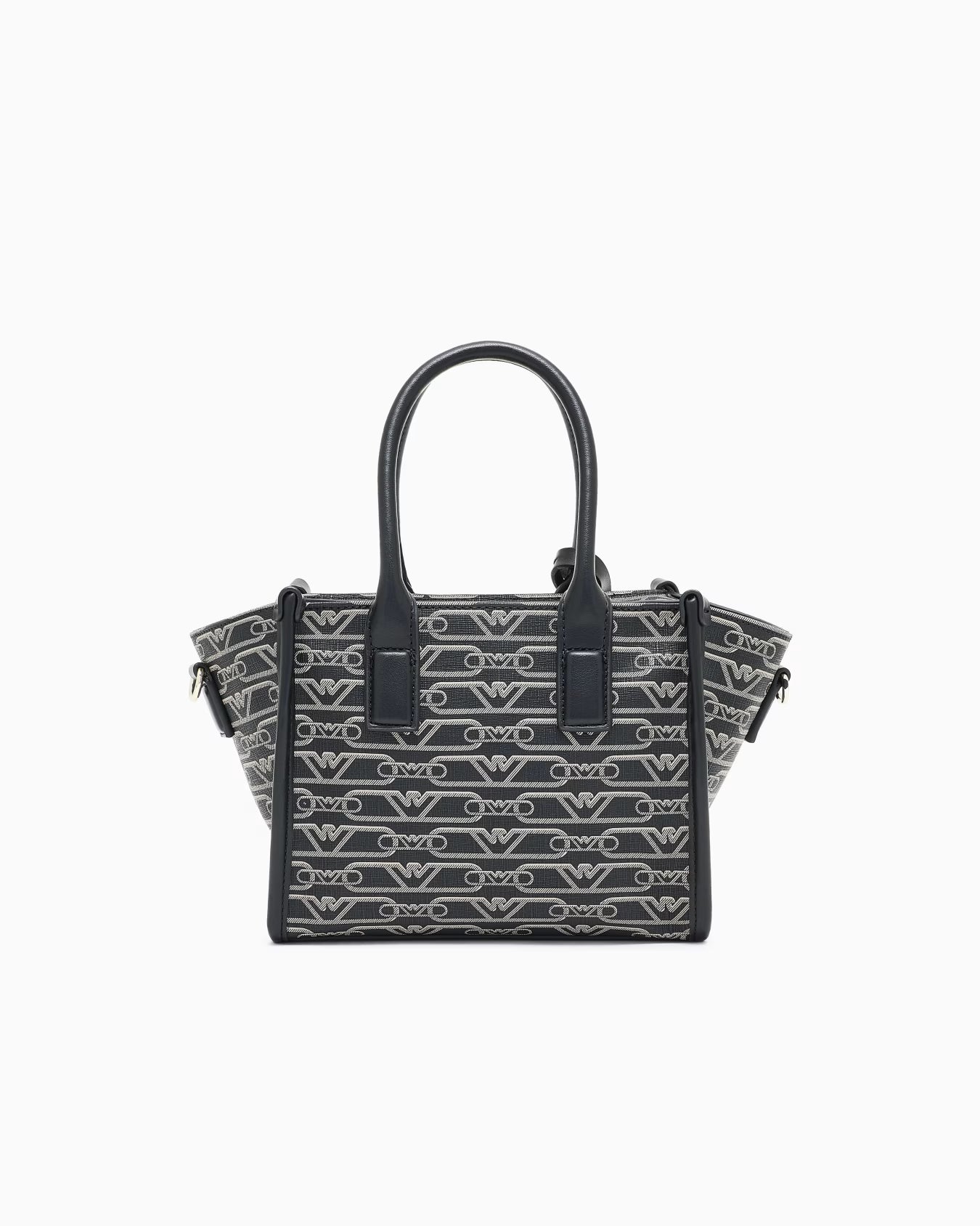 ARMANI Petit sac cabas avec imprimé monogramme all-over 