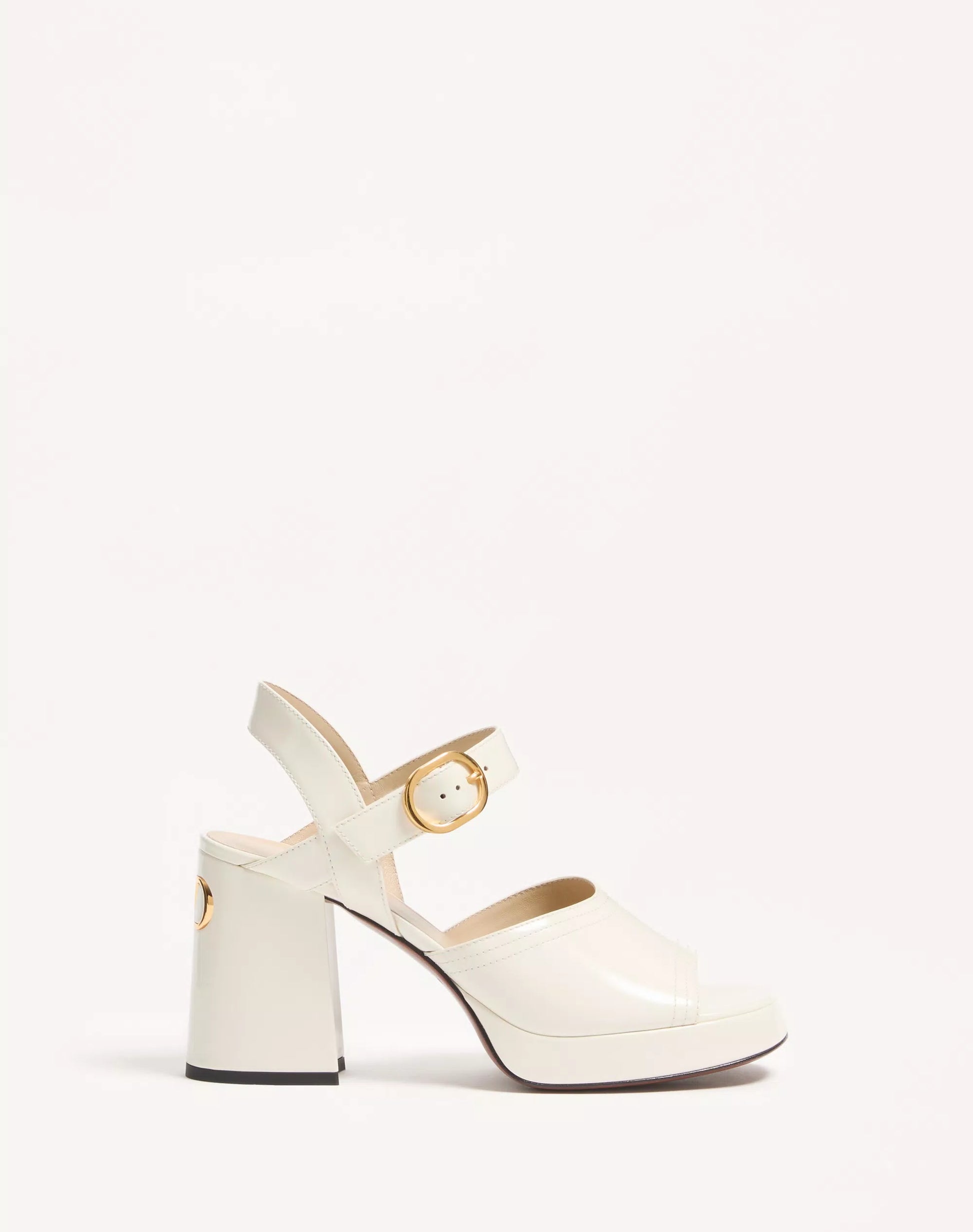 Fawcette polished calfskin platform sandal 100mm