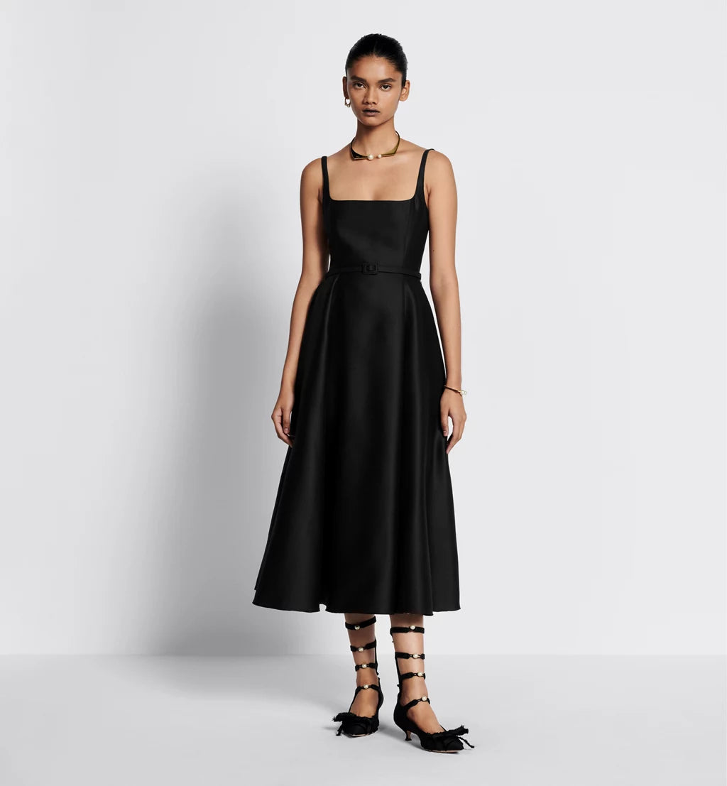DIOR Flared Mid-Length Dress