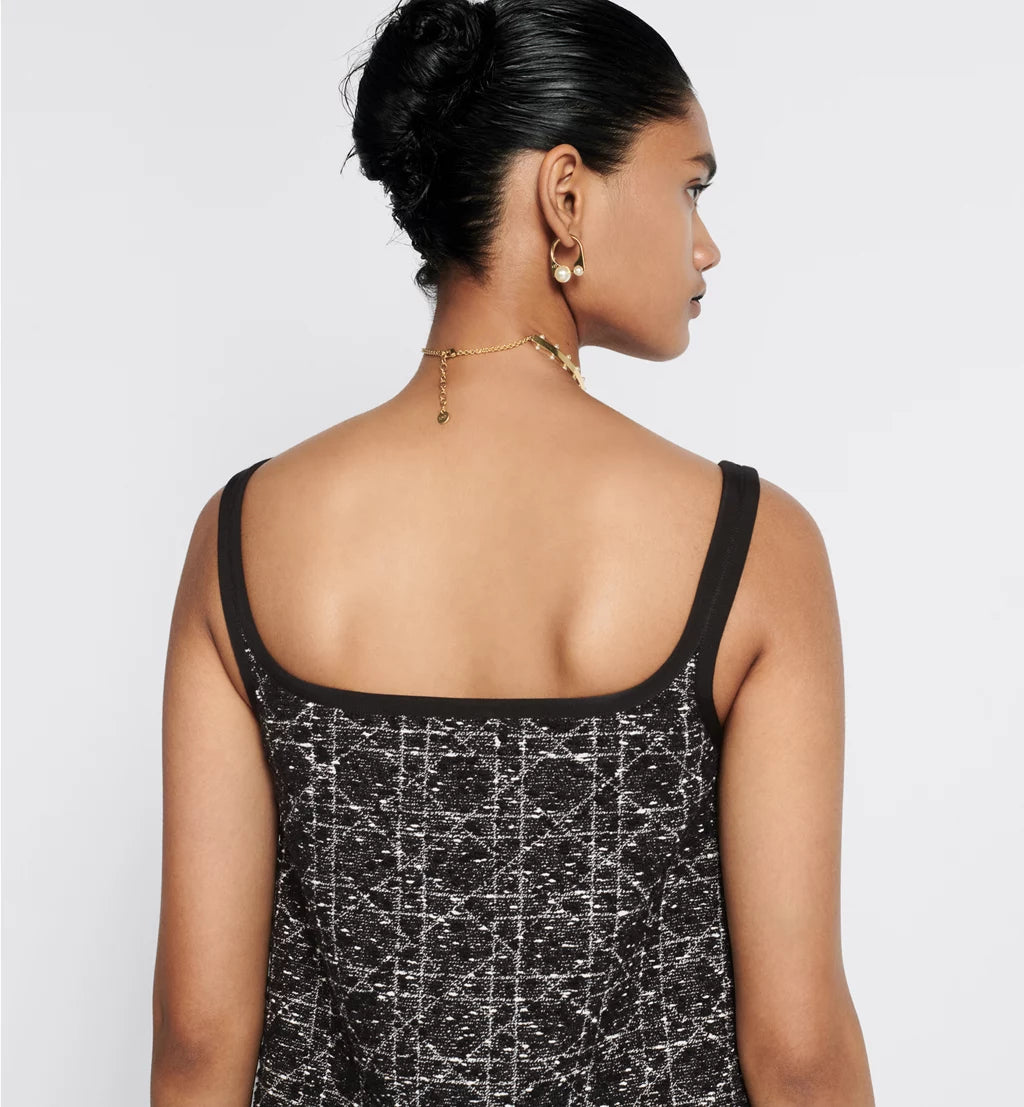 DIOR Short Macrocannage Flared Dress