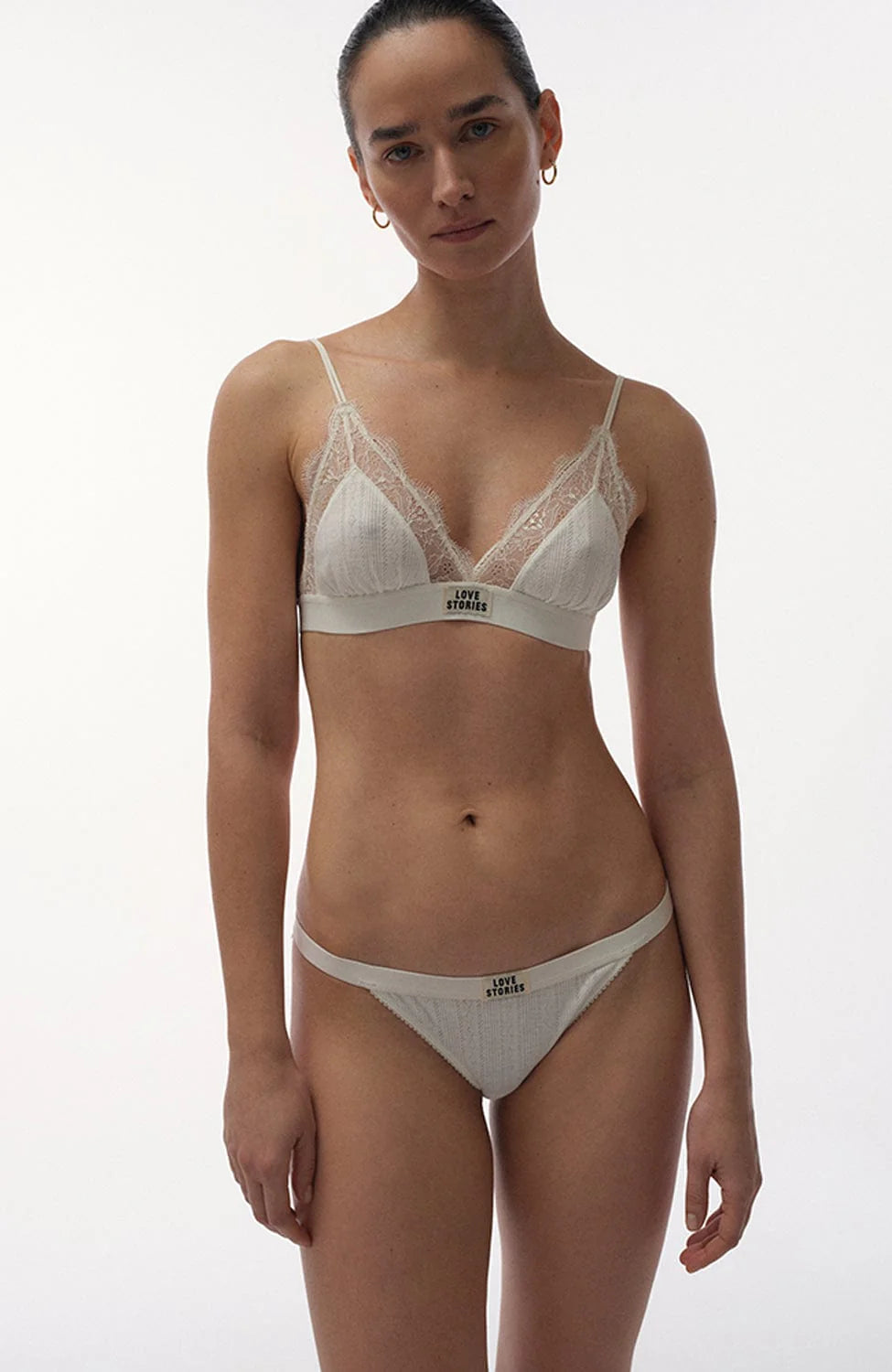Ensemble brassière en dentelle Chantelle Love et culotte Wild Rose