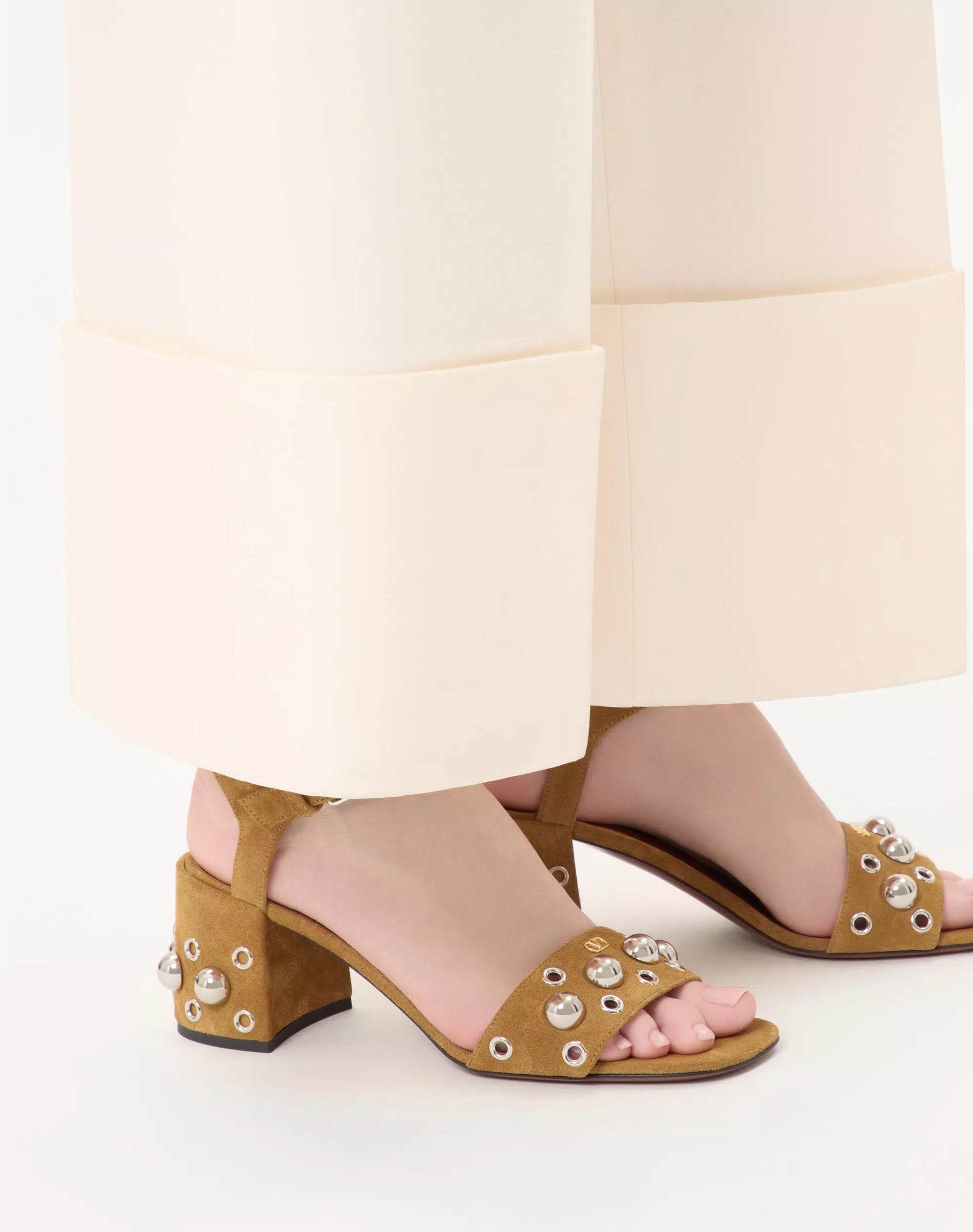 Nellcôte Crust Leather Sandal 60Mm