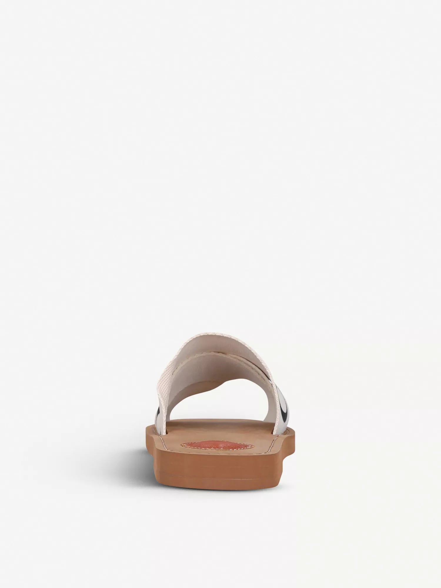 CHLOE Woody logo-print canvas sandals