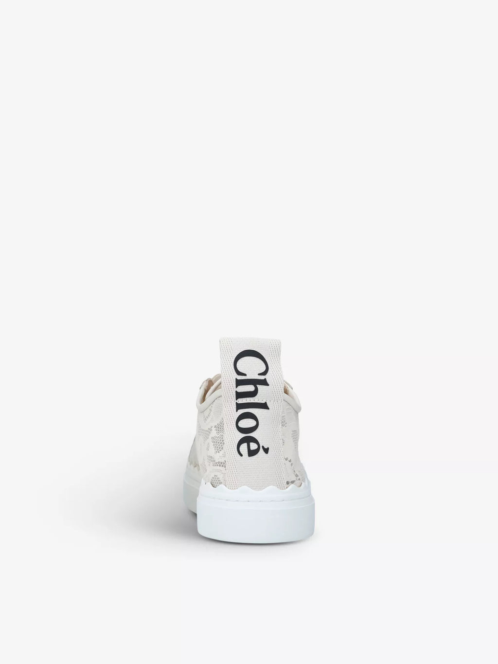 CHLOE Lauren brand-motif lace trainers
