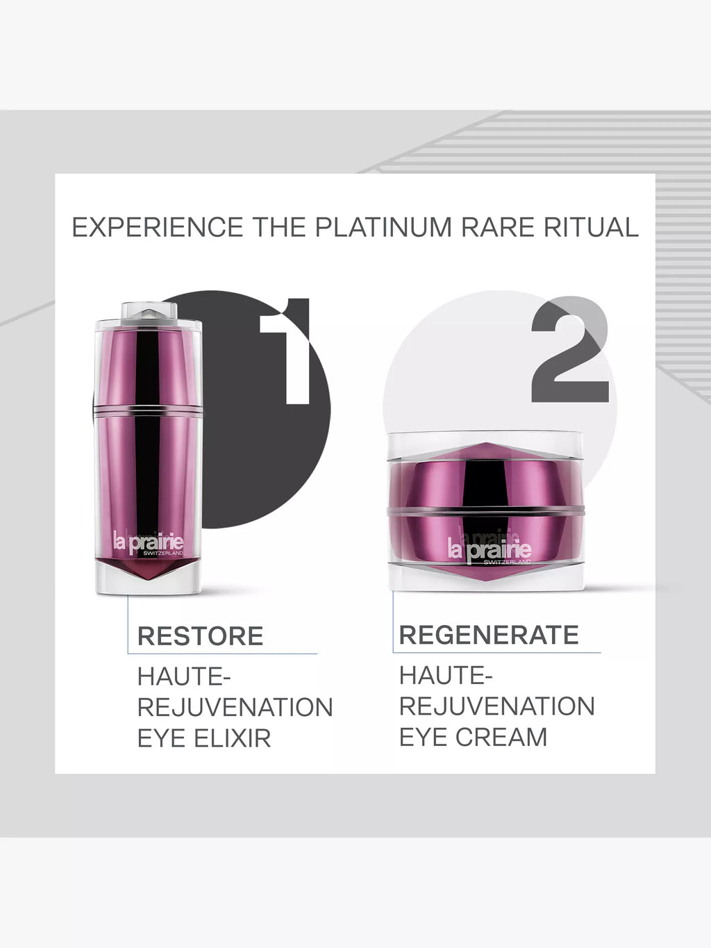 LA PRAIRIE  Platinum Rare Haute-Rejuvenation Eye Elixir serum