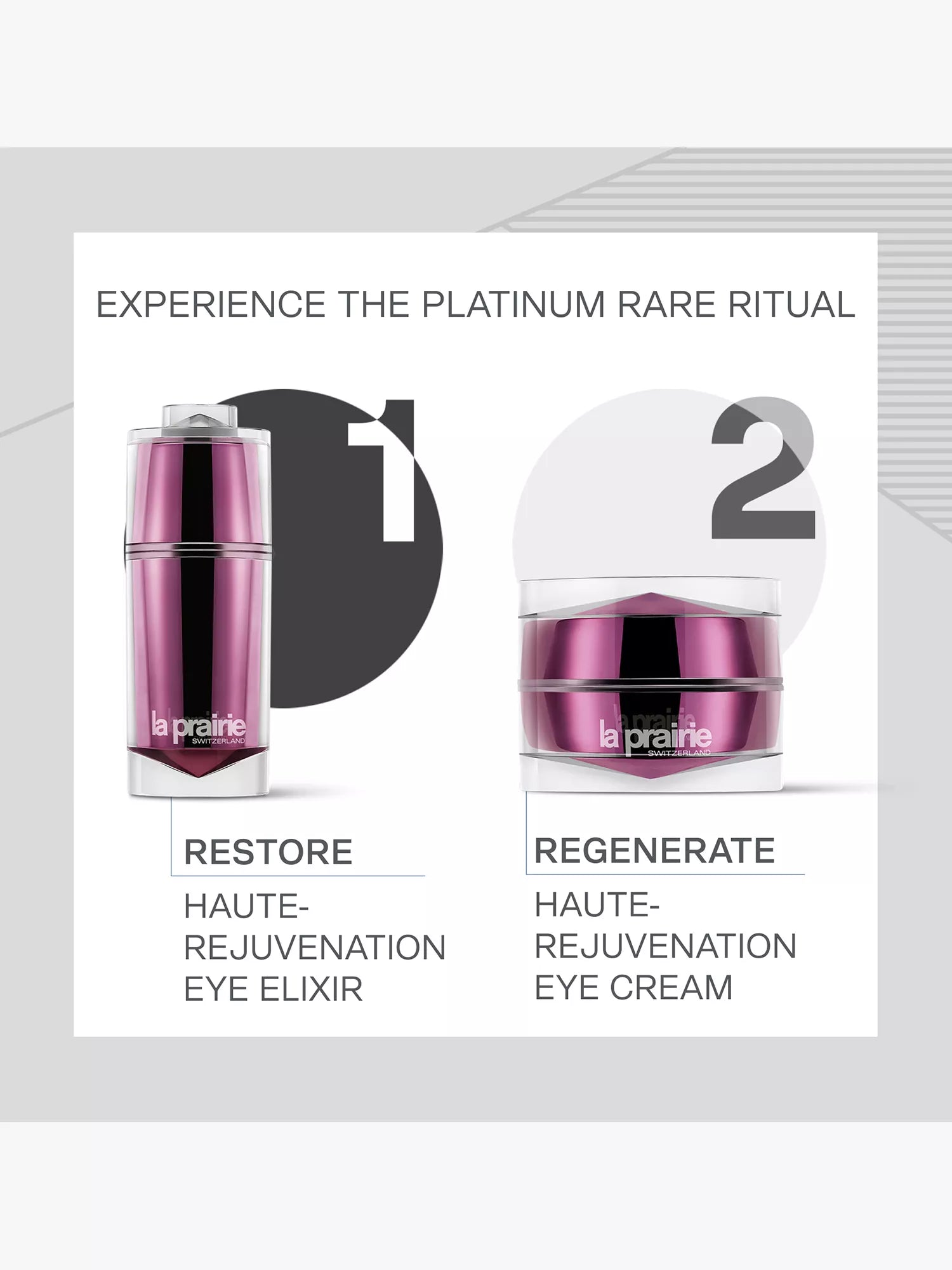 LA PRAIRIE  Platinum Rare Haute-Rejuvenation Eye Elixir serum