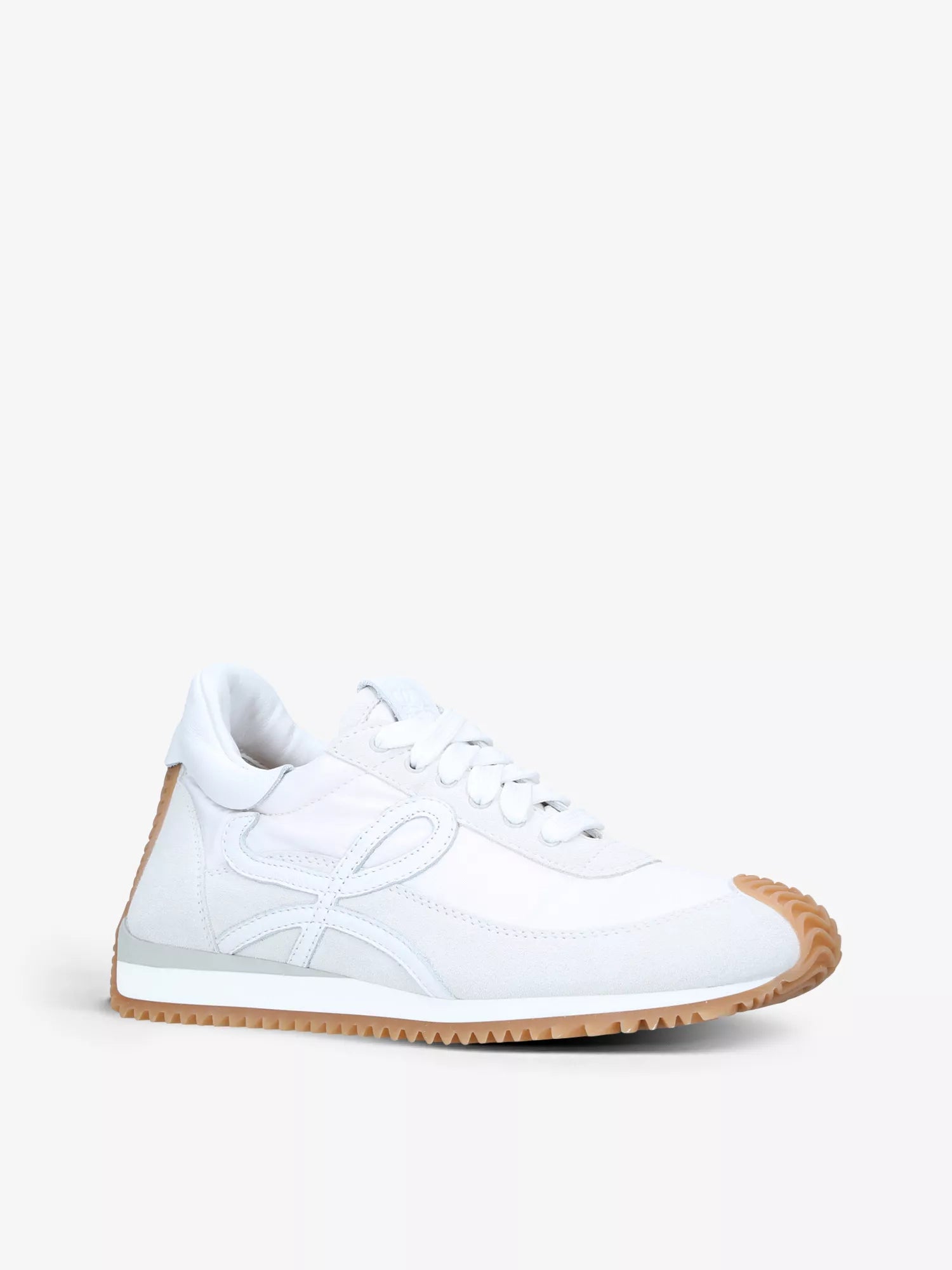 LOEWE   Flow Runner monogram leather and shell trainers