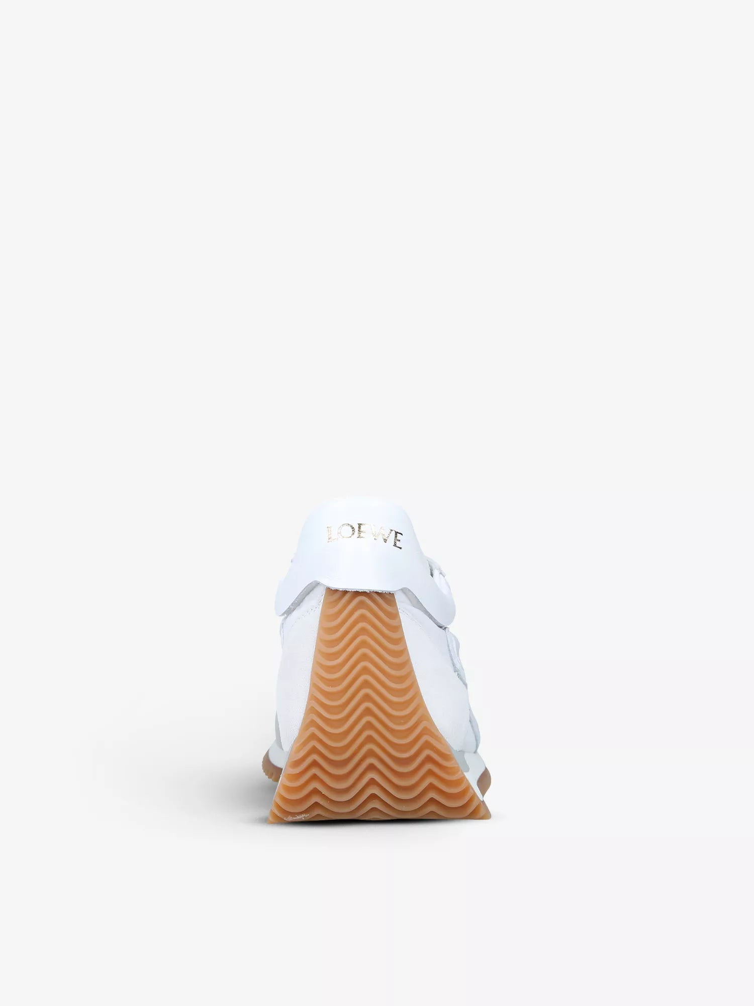 LOEWE   Flow Runner monogram leather and shell trainers