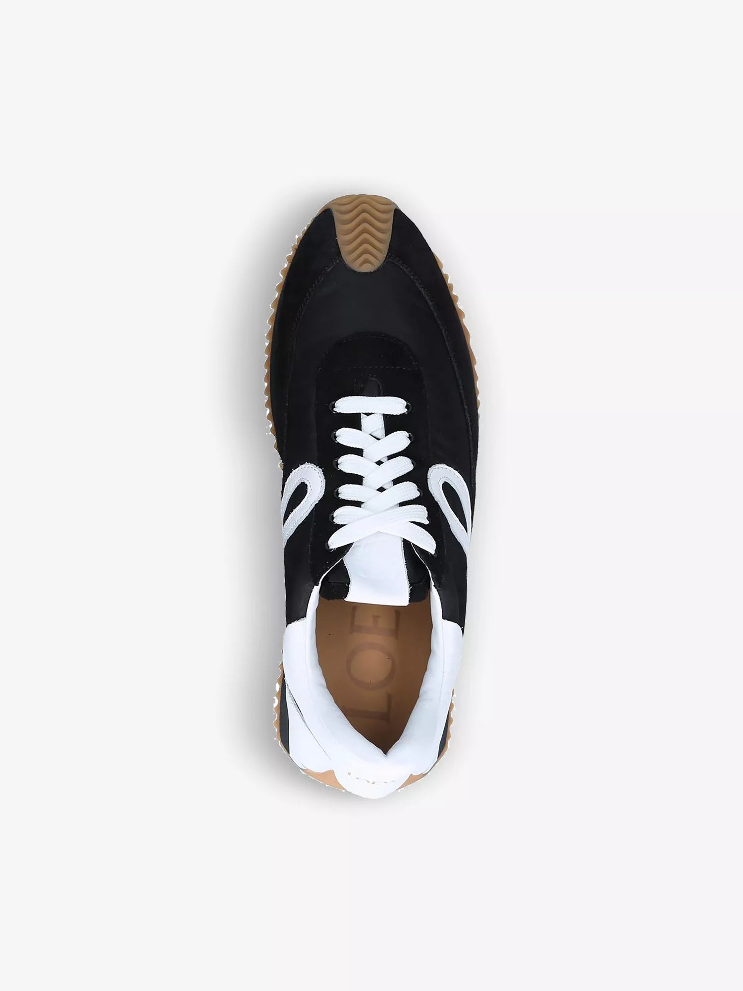 LOEWE Flow Runner monogram leather and shell trainers