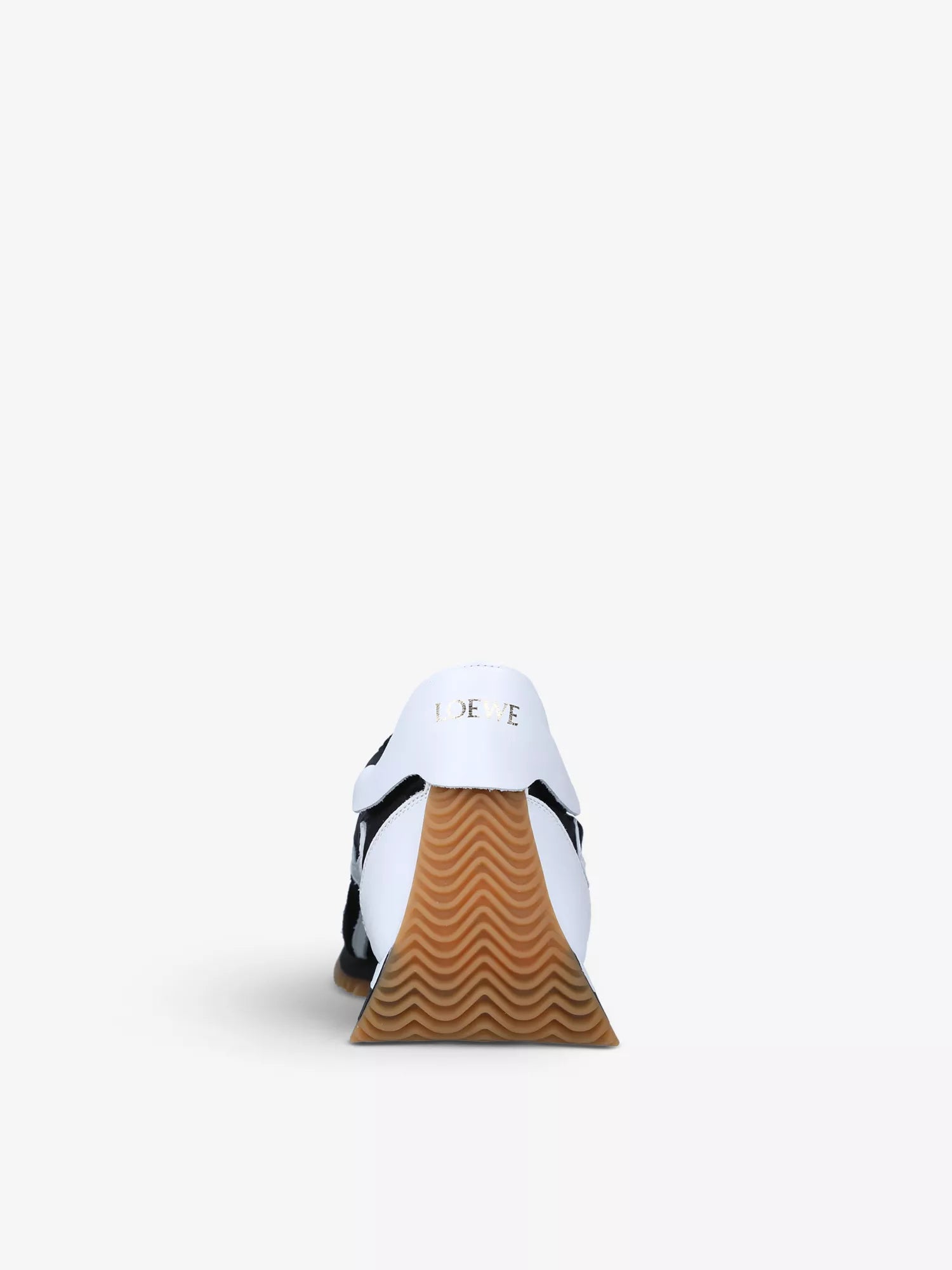LOEWE Flow Runner monogram leather and shell trainers