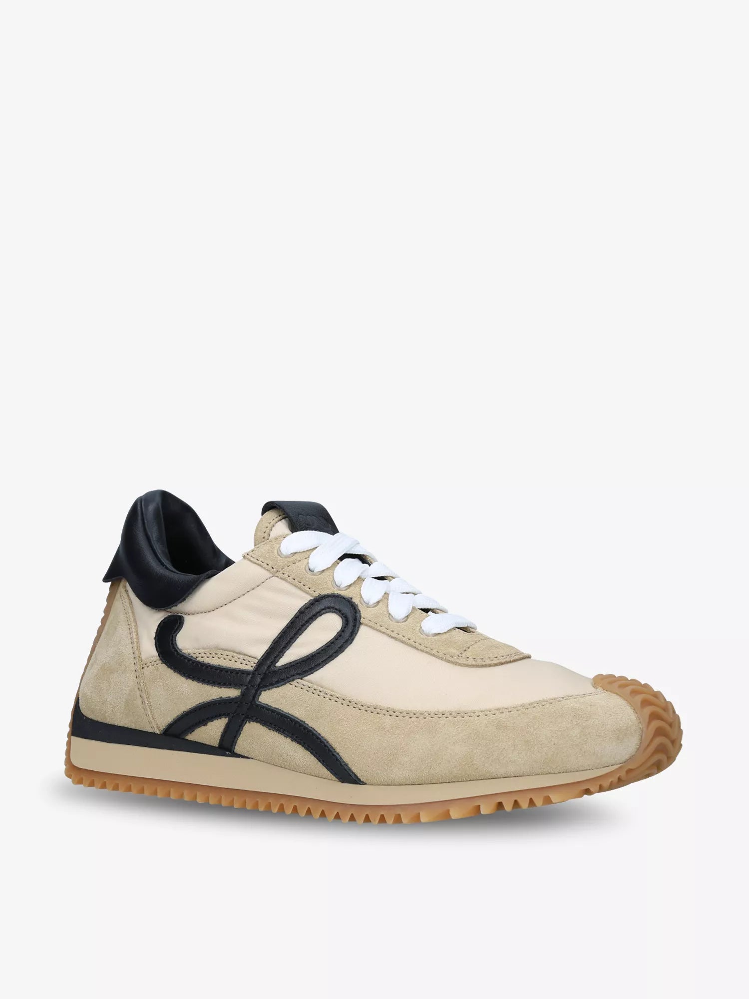 LOEWE Flow Runner monogram leather and shell trainers