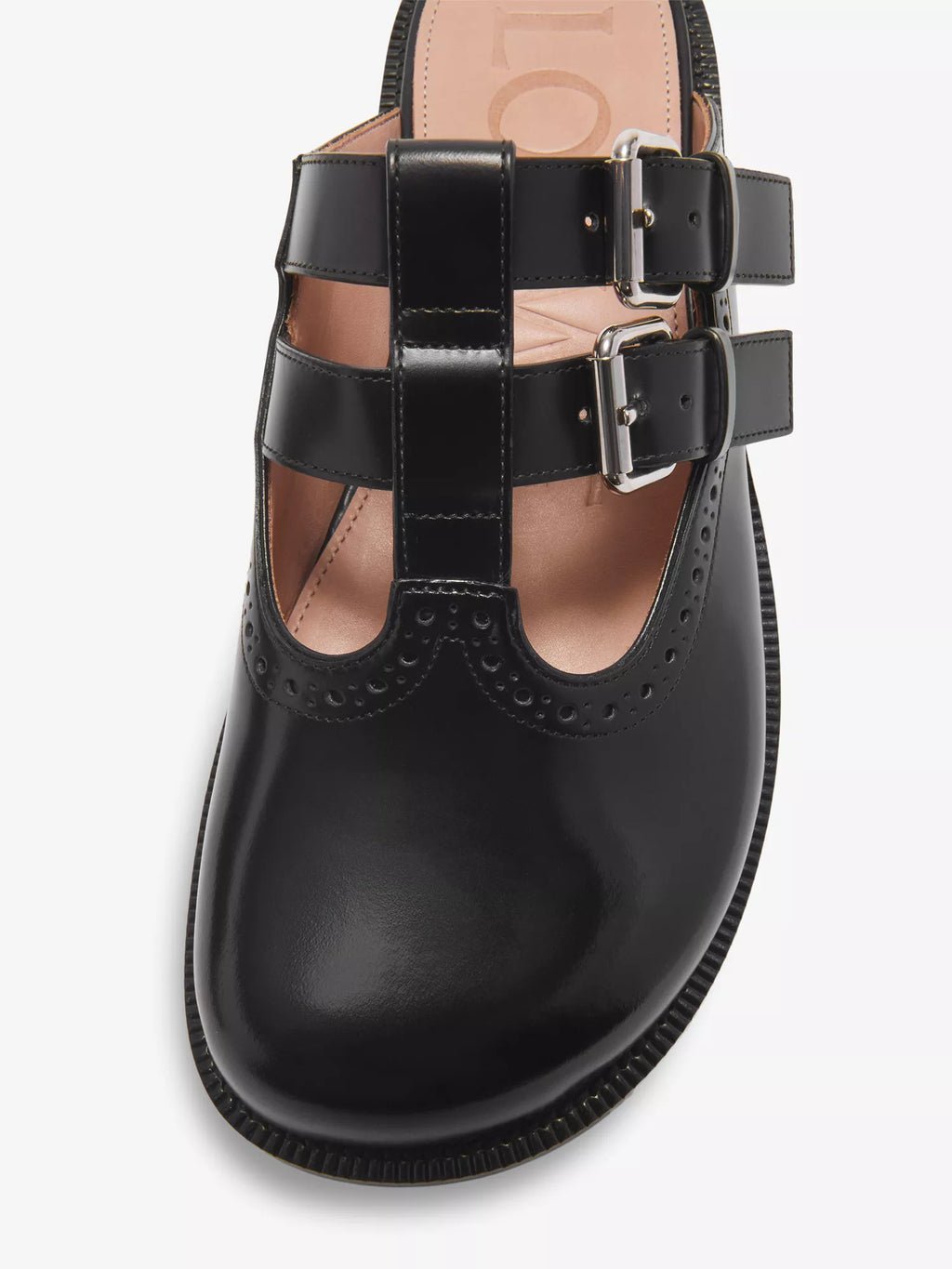 LOEWE  Campo Mary-Jane leather mules