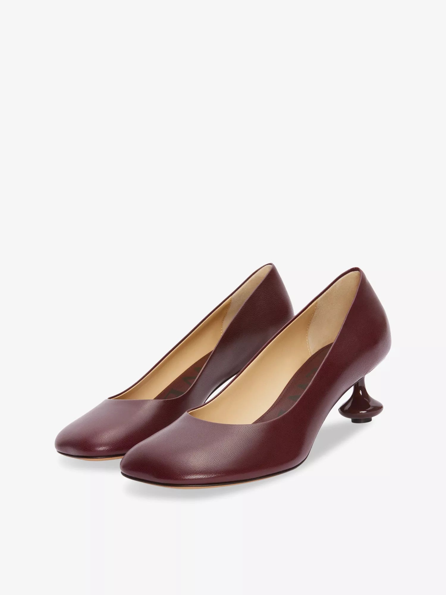 LOEWE Toy 45 sculpted-heel leather pumps