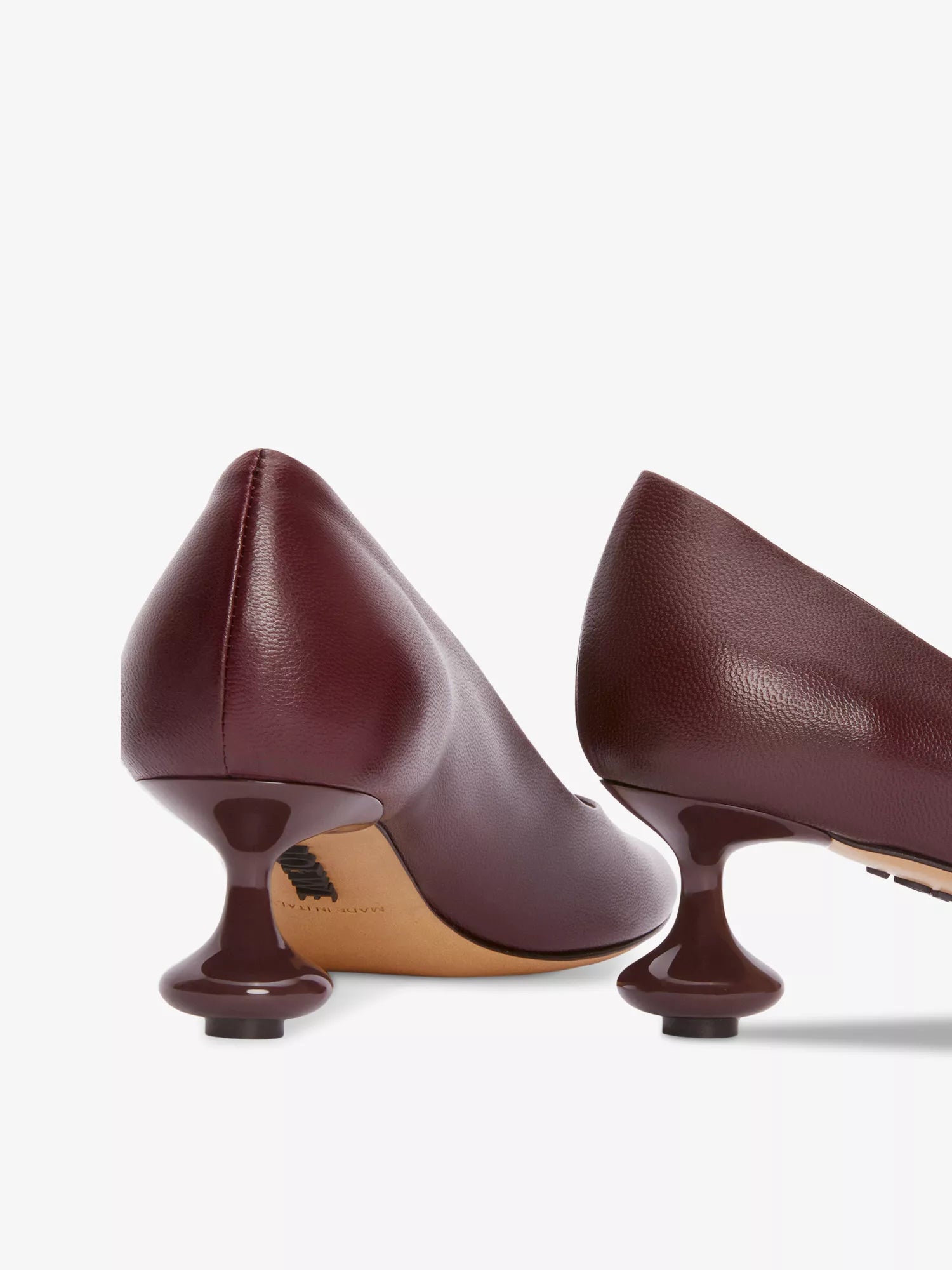 LOEWE Toy 45 sculpted-heel leather pumps