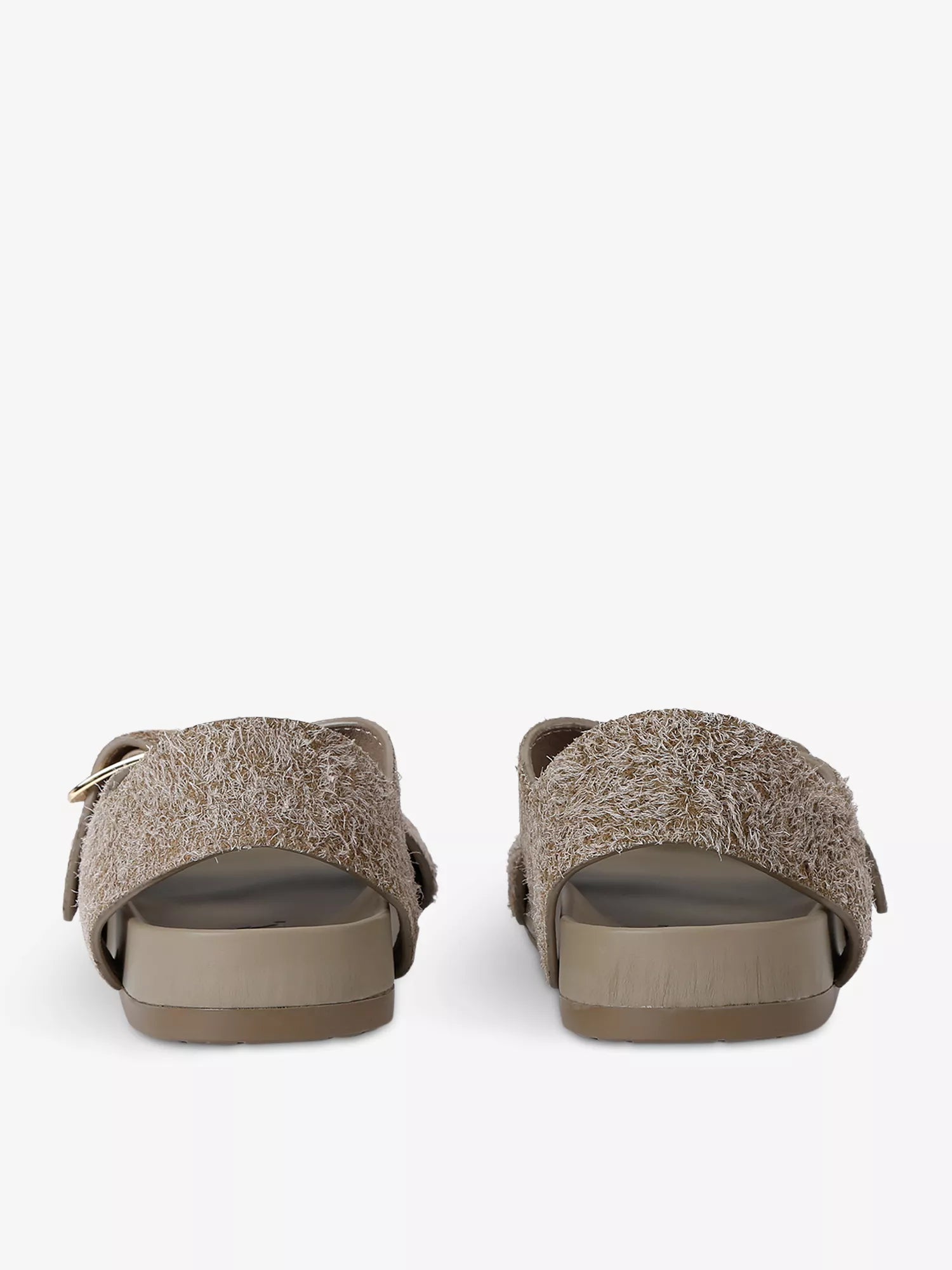 LOEWE &nbsp;Ease buckle-embellished suede sandals