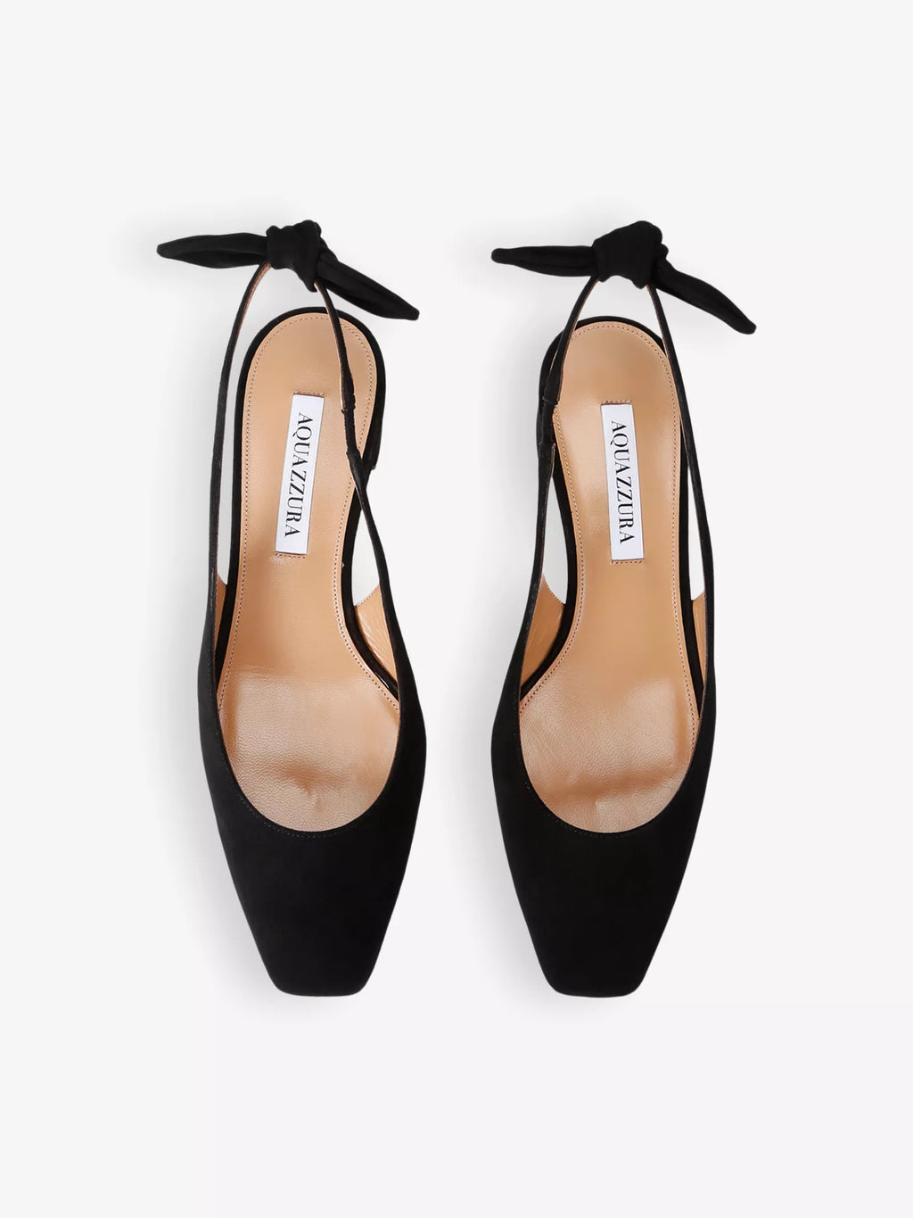 Very Bow slingback-strap suede pumps