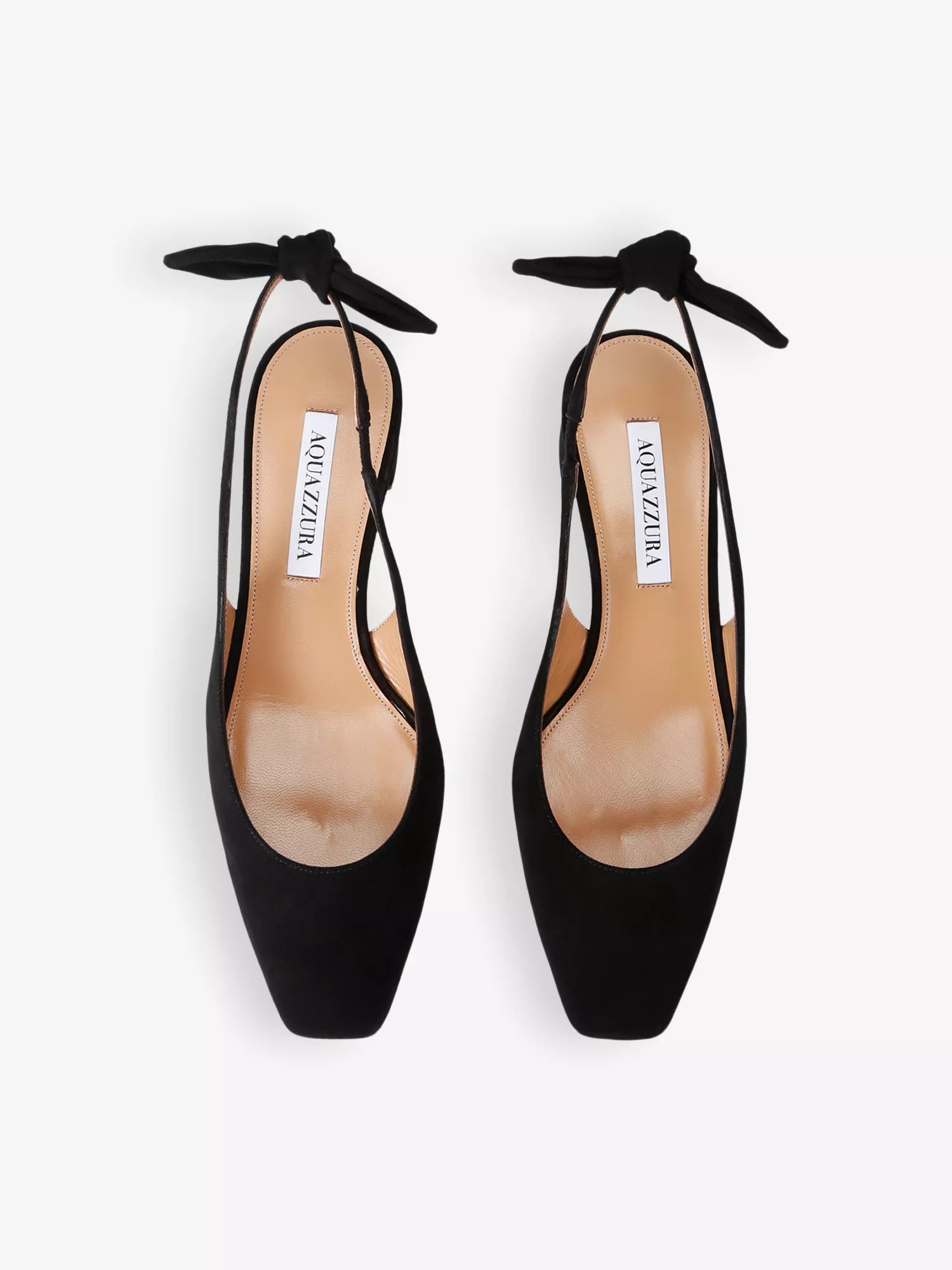 Very Bow slingback-strap suede pumps