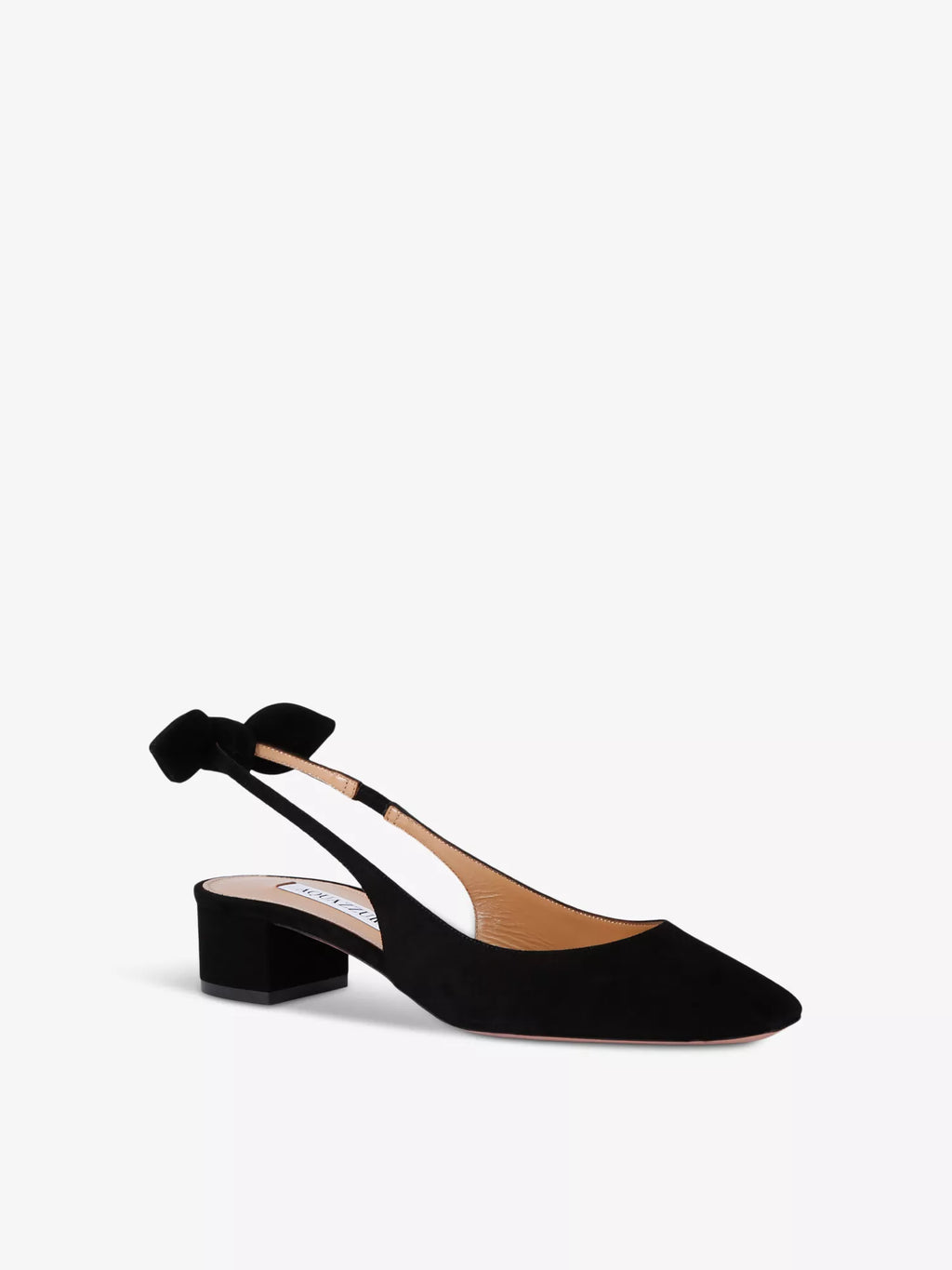 Very Bow slingback-strap suede pumps