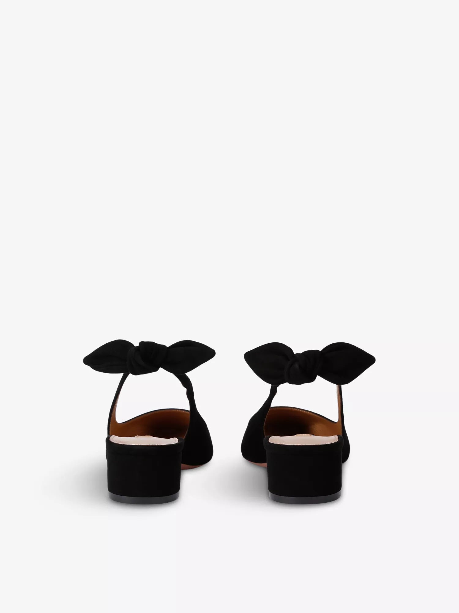 Very Bow slingback-strap suede pumps