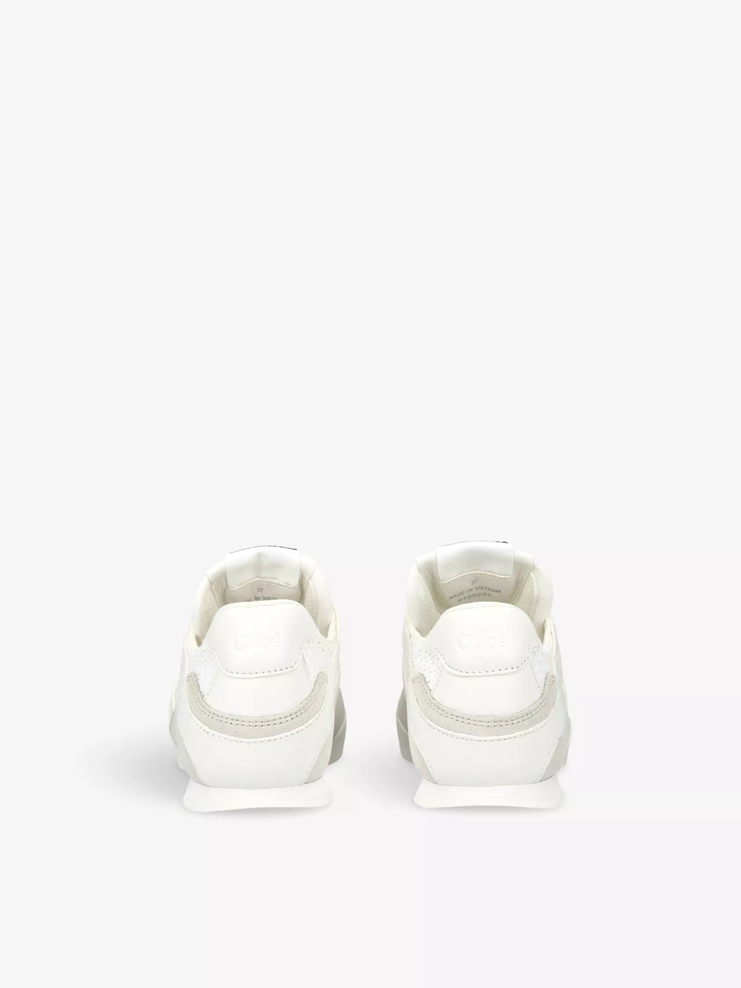 CHLOE  Kick brand-patch low-top suede trainers