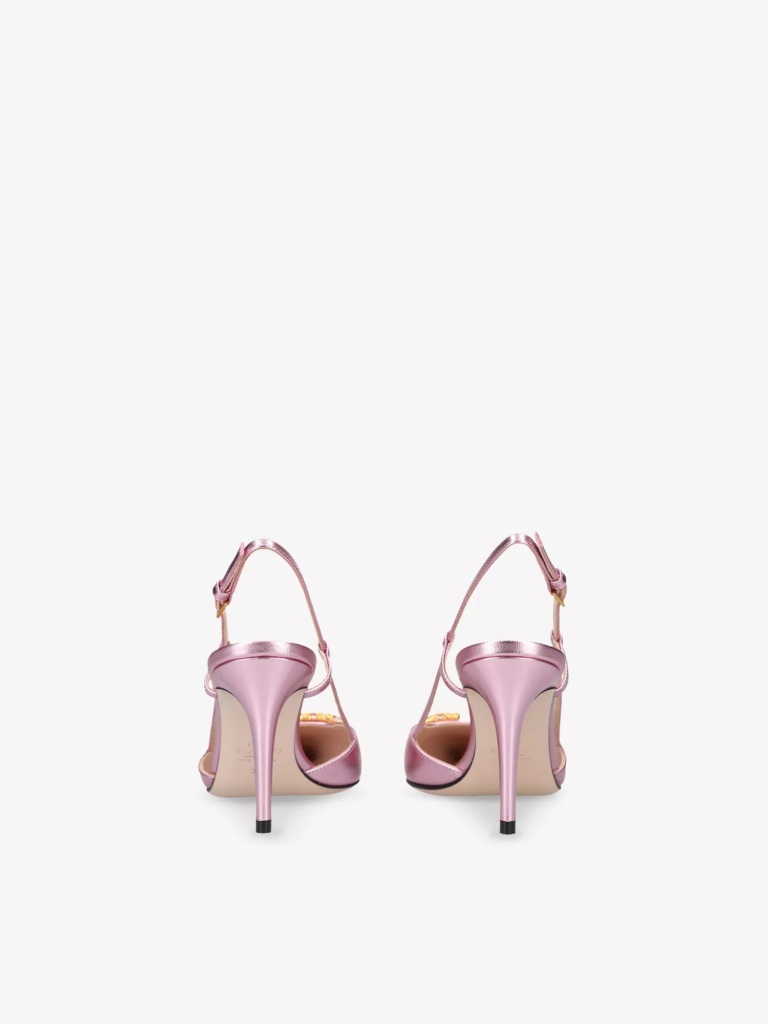 VLogo 80 Slingback Leather Heeled Courts