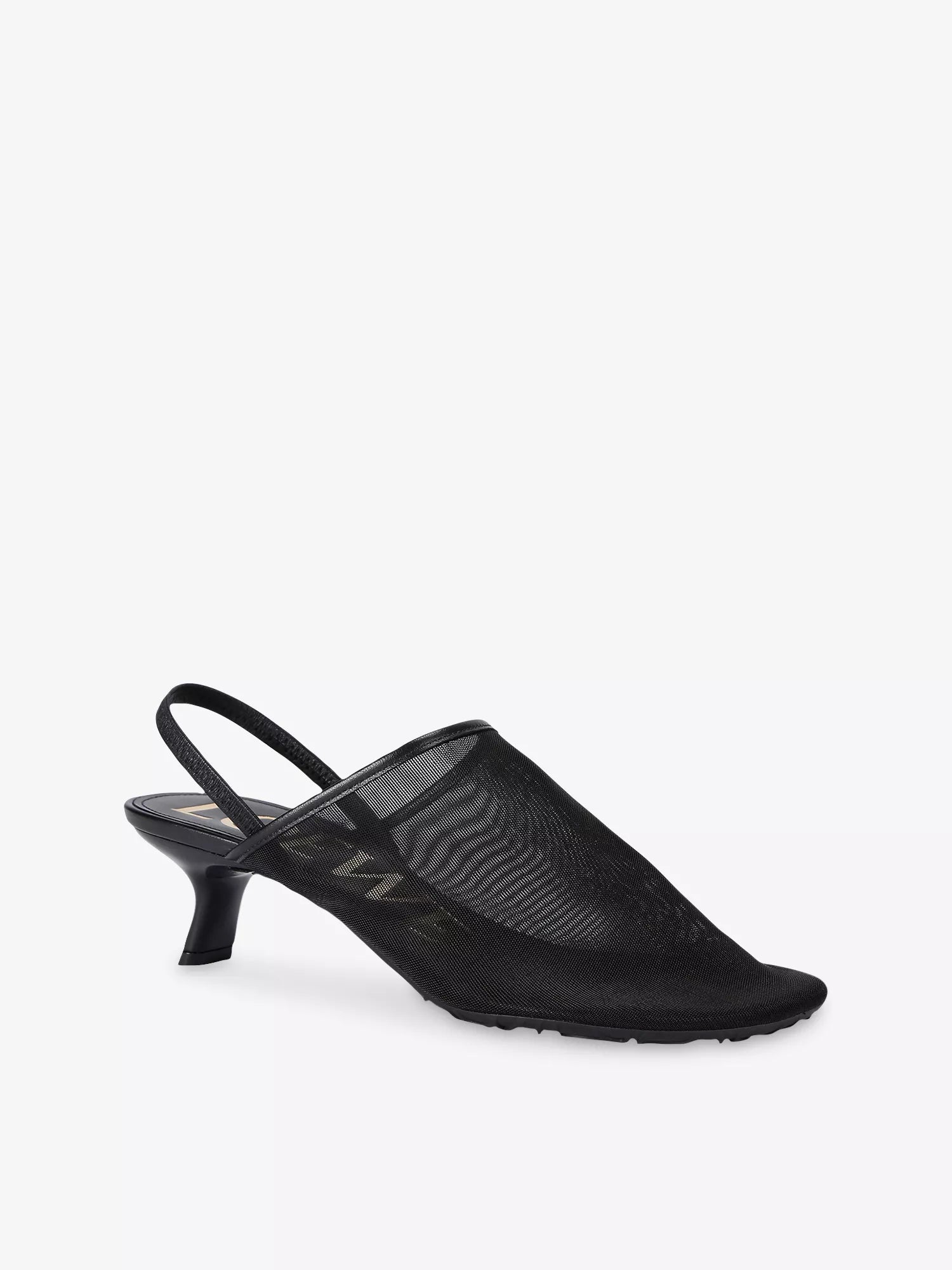 LOEWE Petal Heeled Mesh Mules