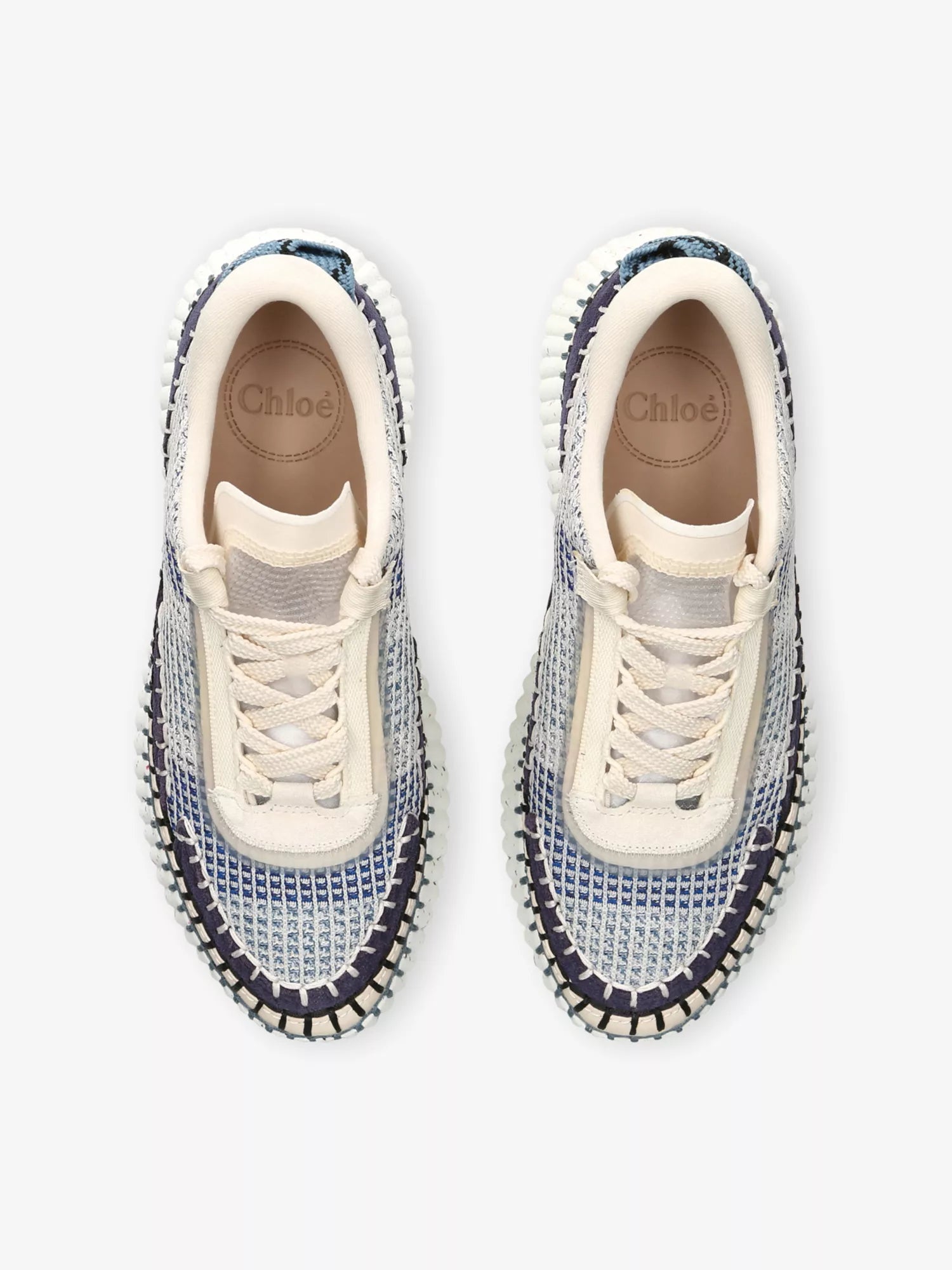 CHLOE  Nama Runner Mixed-Material Trainers