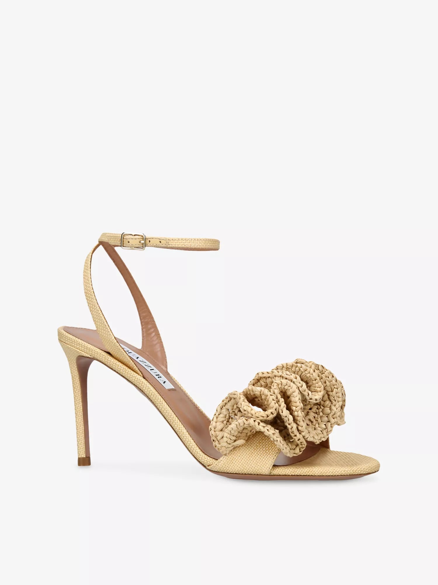 Milagros 105 Suede Heeled Sandals