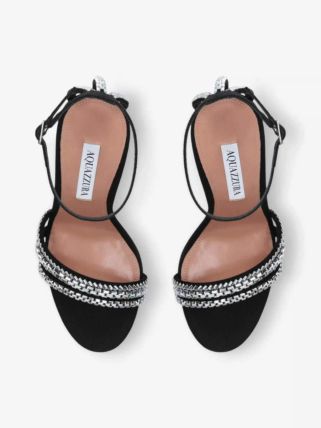 AQUAZZURA Milagros 105 Suede Heeled Sandals