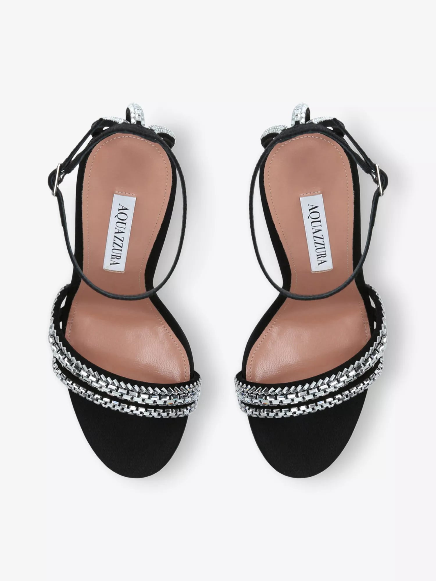 AQUAZZURA Milagros 105 Suede Heeled Sandals