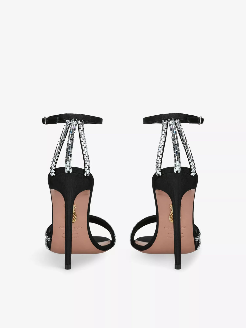 AQUAZZURA Milagros 105 Suede Heeled Sandals