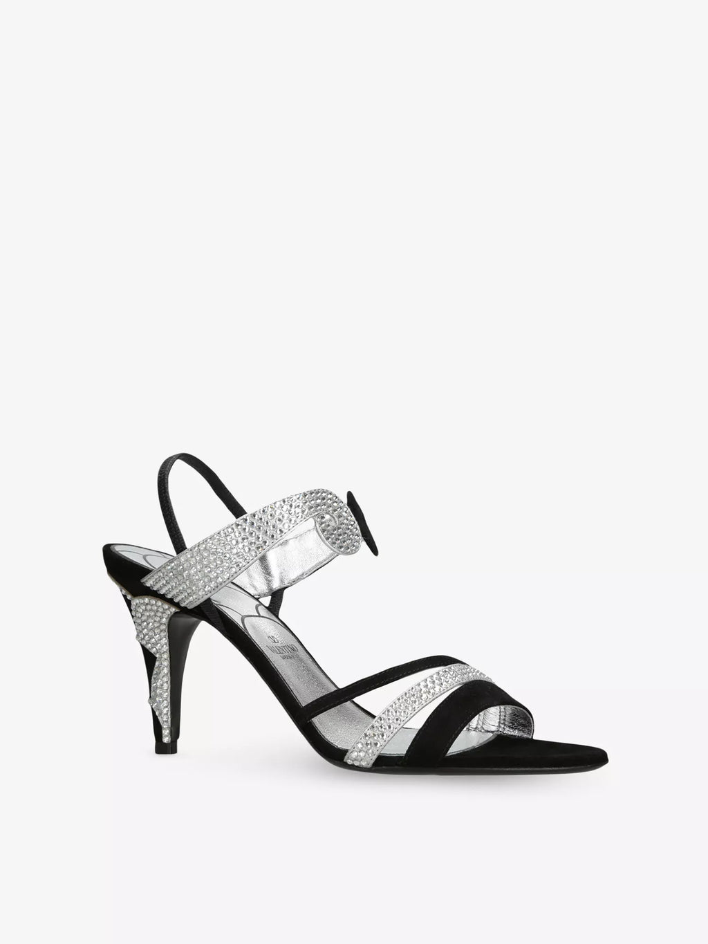 L'une Et L'autre Suede Heeled Sandals